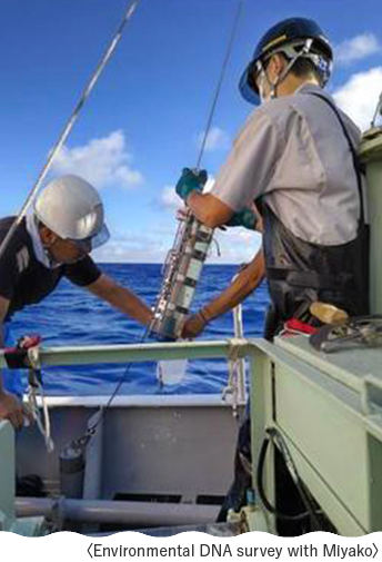 Environmental DNA survey with Miyako