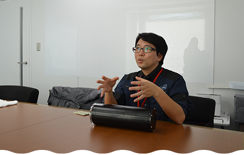 At the meeting room in the JAMSTEC Tokyo Office
